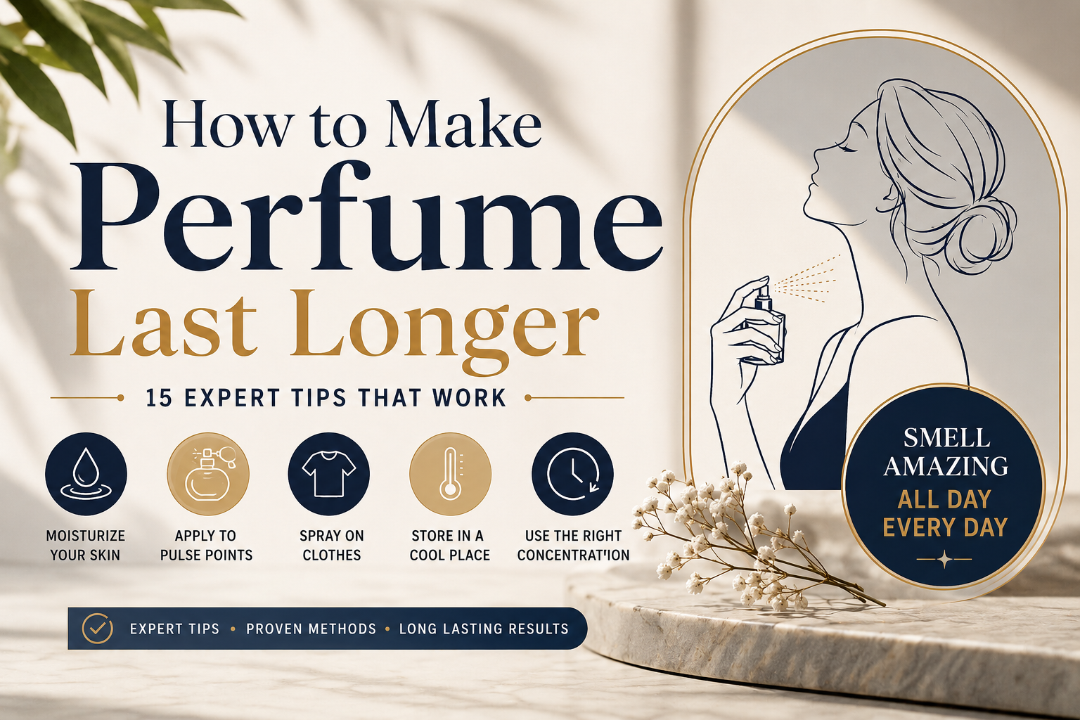 How to make perfume last longer with expert fragrance application tips, perfume storage advice, and longevity techniques for men and women.
