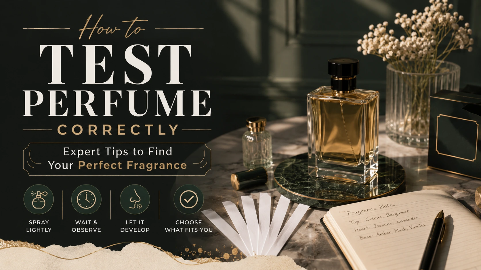 How to Test Perfume Correctly – Luxury Fragrance Testing Guide
