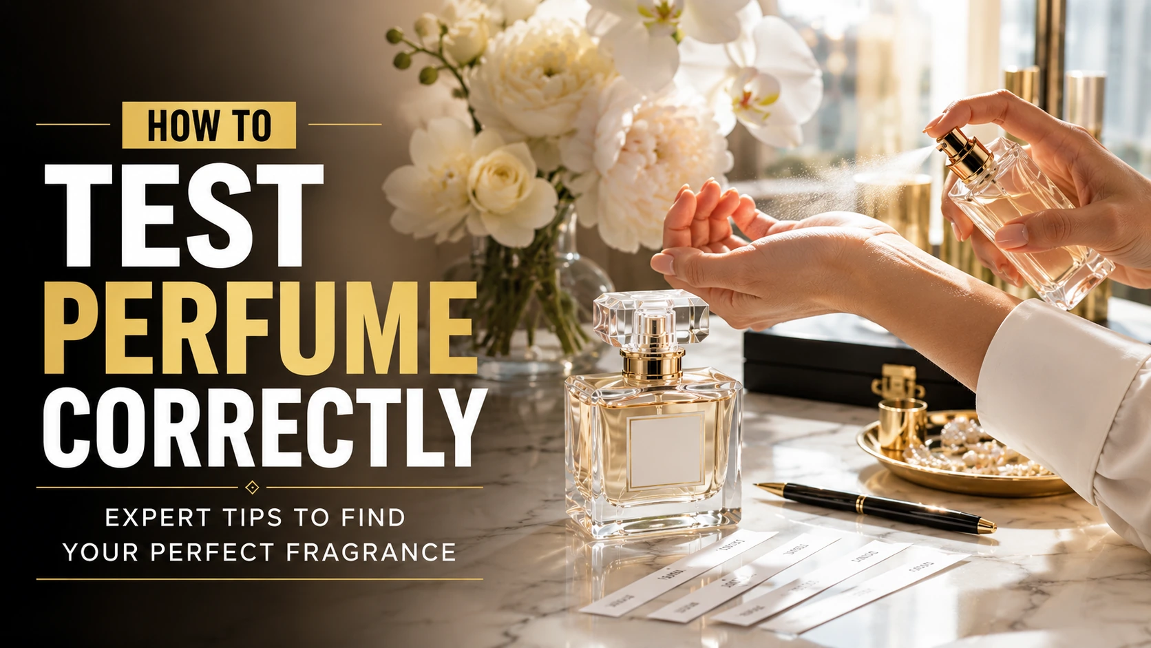 How to Test Perfume Correctly – Expert Guide to Testing Fragrances Before Buying