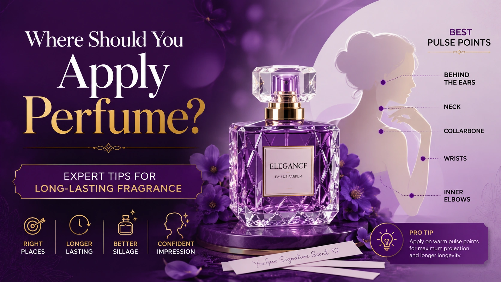 Where Should You Apply Perfume – Best Pulse Points for Long-Lasting Fragrance
